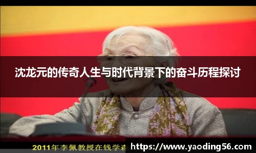 沈龙元的传奇人生与时代背景下的奋斗历程探讨